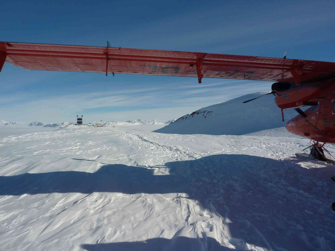 Nunatak sampling location