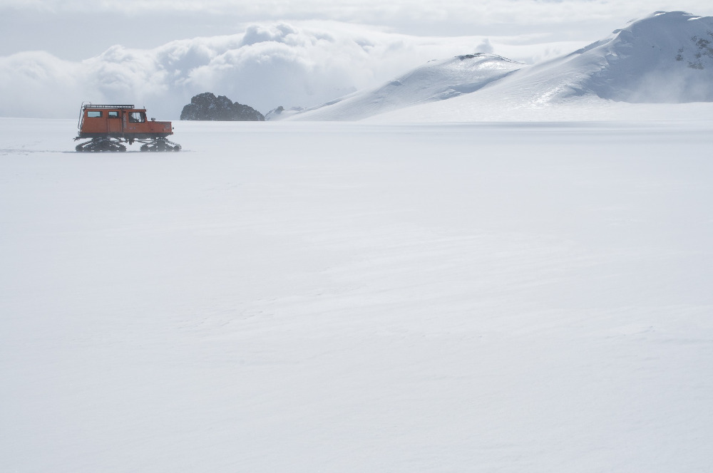 Skidoo crevasse check