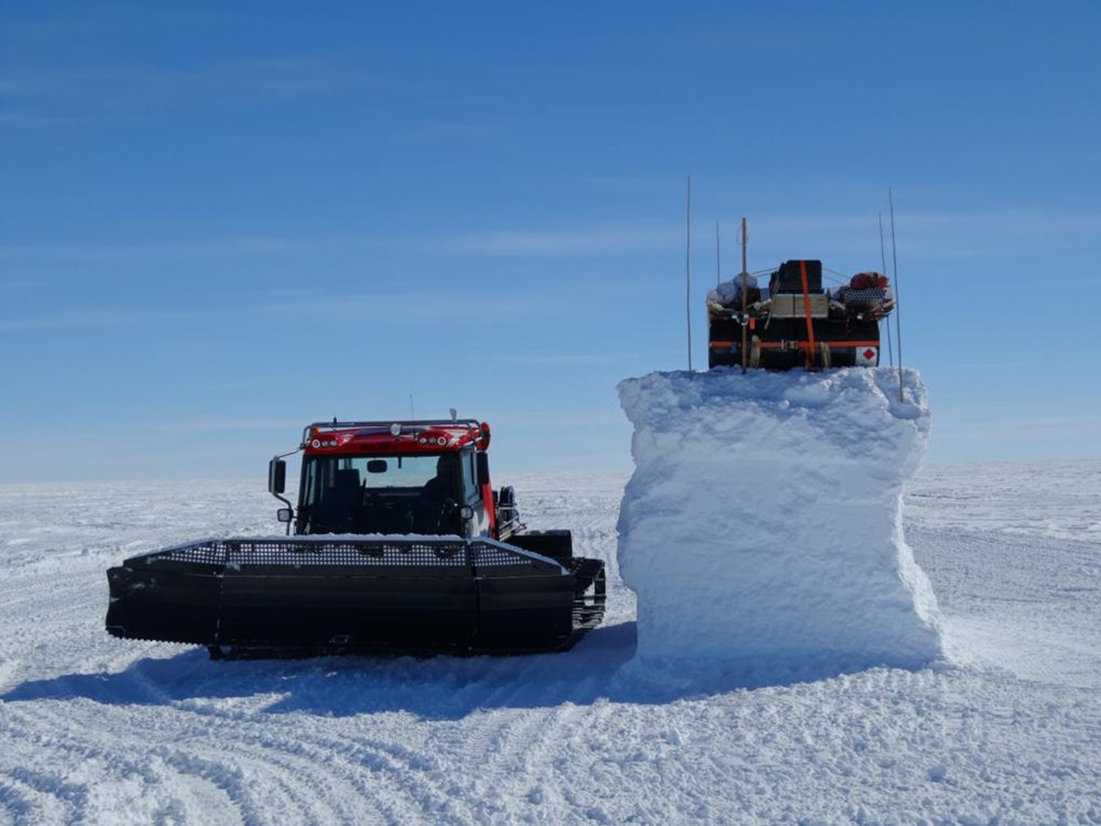 Skidoo crevasse check