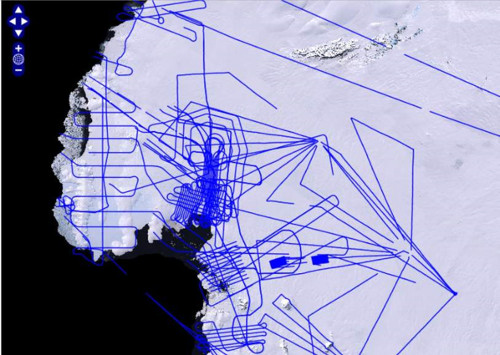 CRESIS_flight_tracks