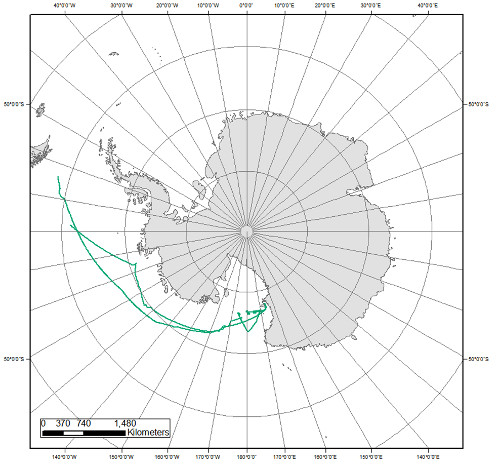 NBP1202 ship tracks