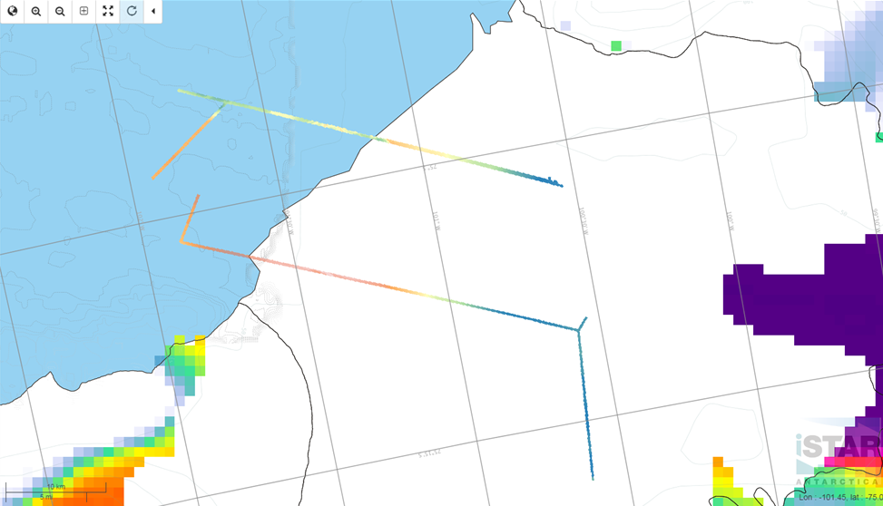 Autosub 2014 sea floor bathymetry