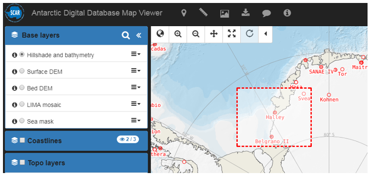 Drag zoom tool