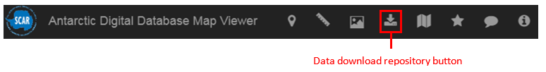 Data download repository button